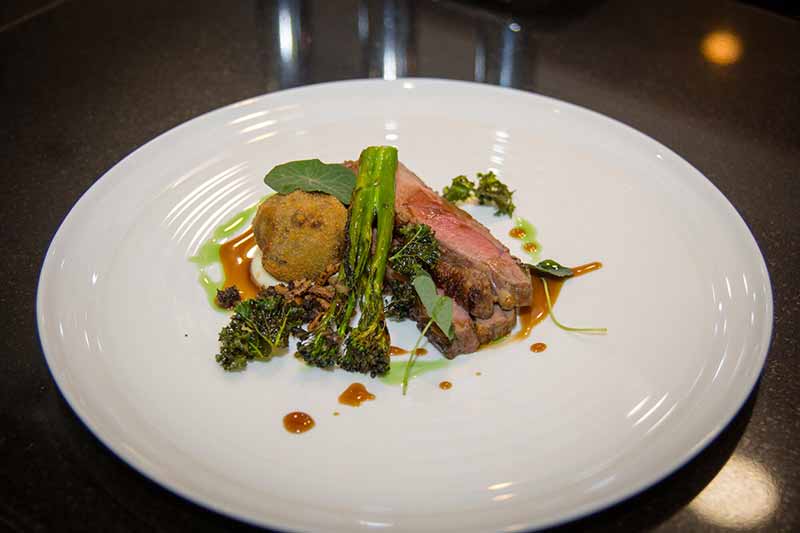 Radmoor restaurant dish served on a plate ready to eat